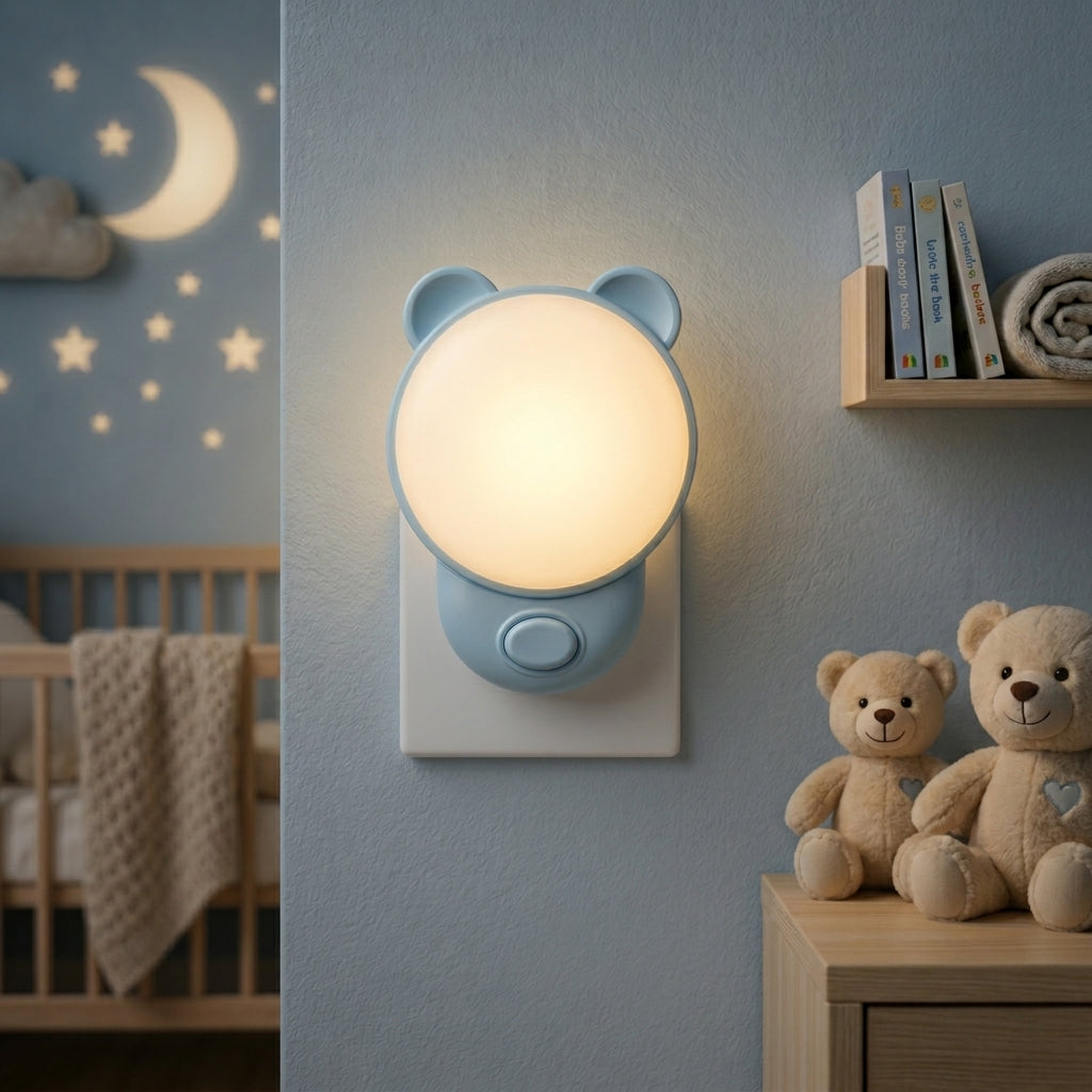 Lampa de Veghe LED Teddy Blue, 1.2W Copii