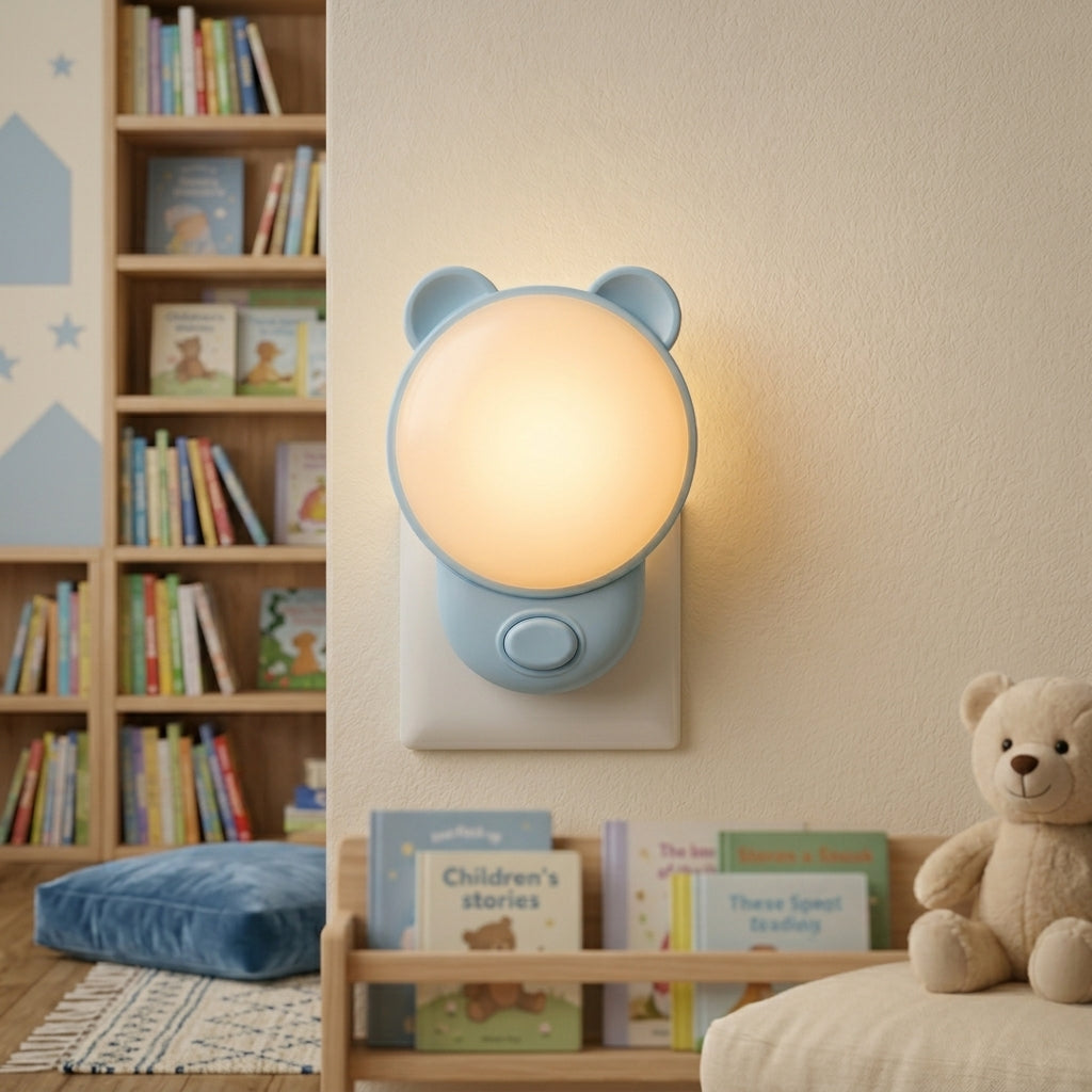 Lampa de Veghe LED Teddy Blue, 1.2W Copii