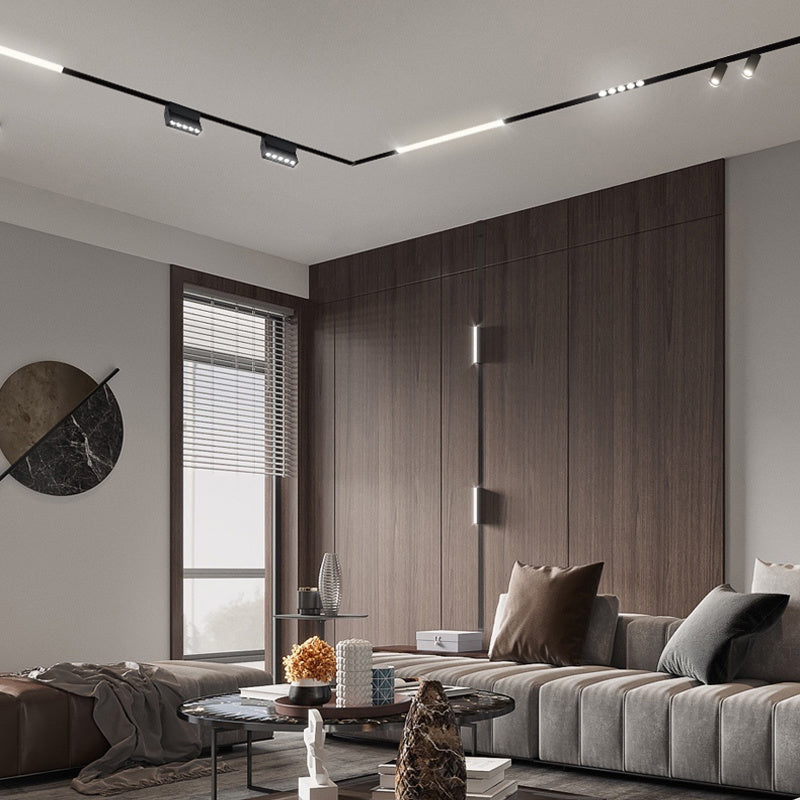 Spot LED 6W Magnetic Negru Pliabil