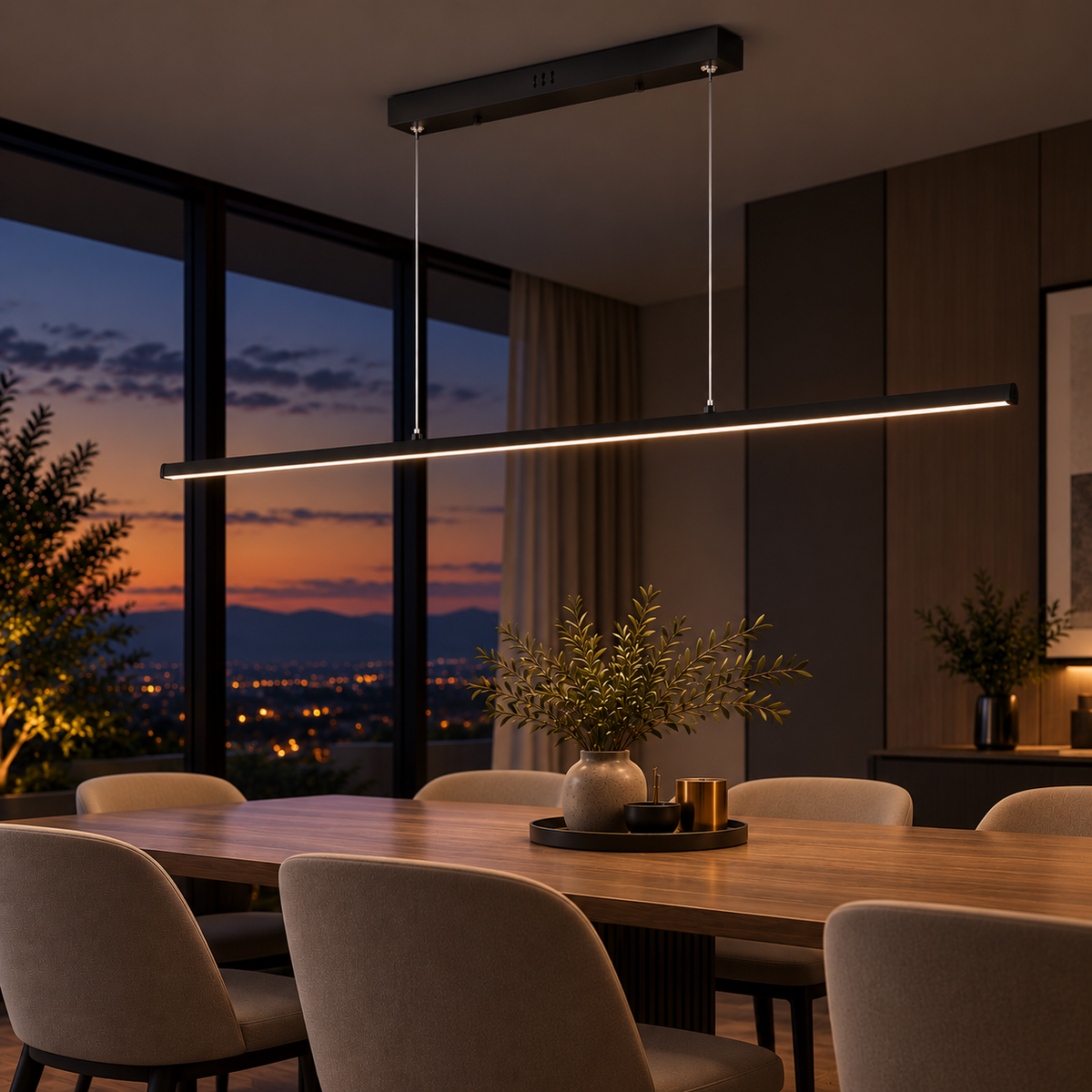 Lustra LED ESERO Black Line Premium Echivalent 150W