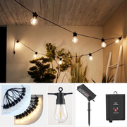 Ghirlanda Solara LED Lumina Calda 6.5M 1200mAh