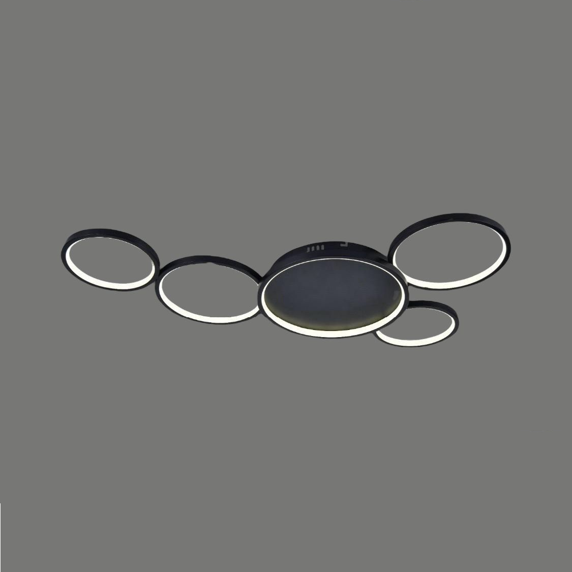 Lustra LED Minara Black Echivalent 600W Telecomanda