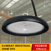 Lampa LED 200w Iluminat Industrial UFO Glori Premium 120Lm/w