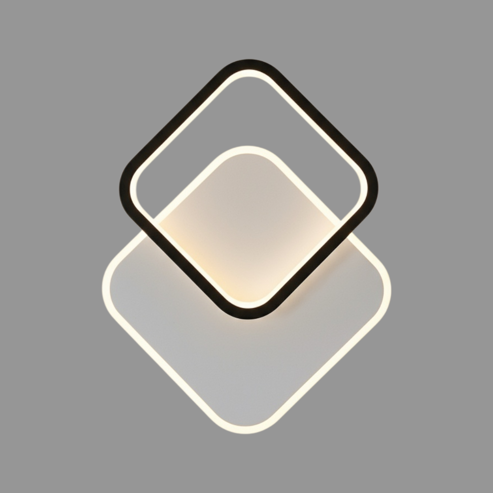 Aplica LED KARO 24W Black & White Echivalent 2400 lm 