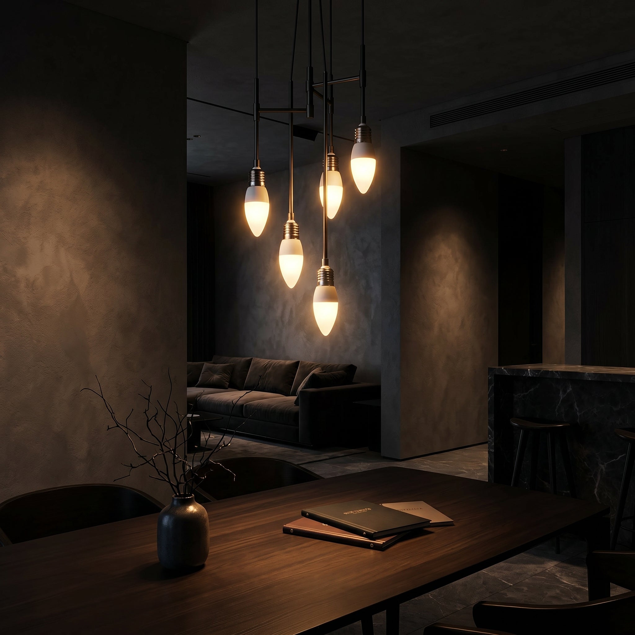 Bec LED Lumanare Mat E27 Lumina Calda Echivalent 25W
