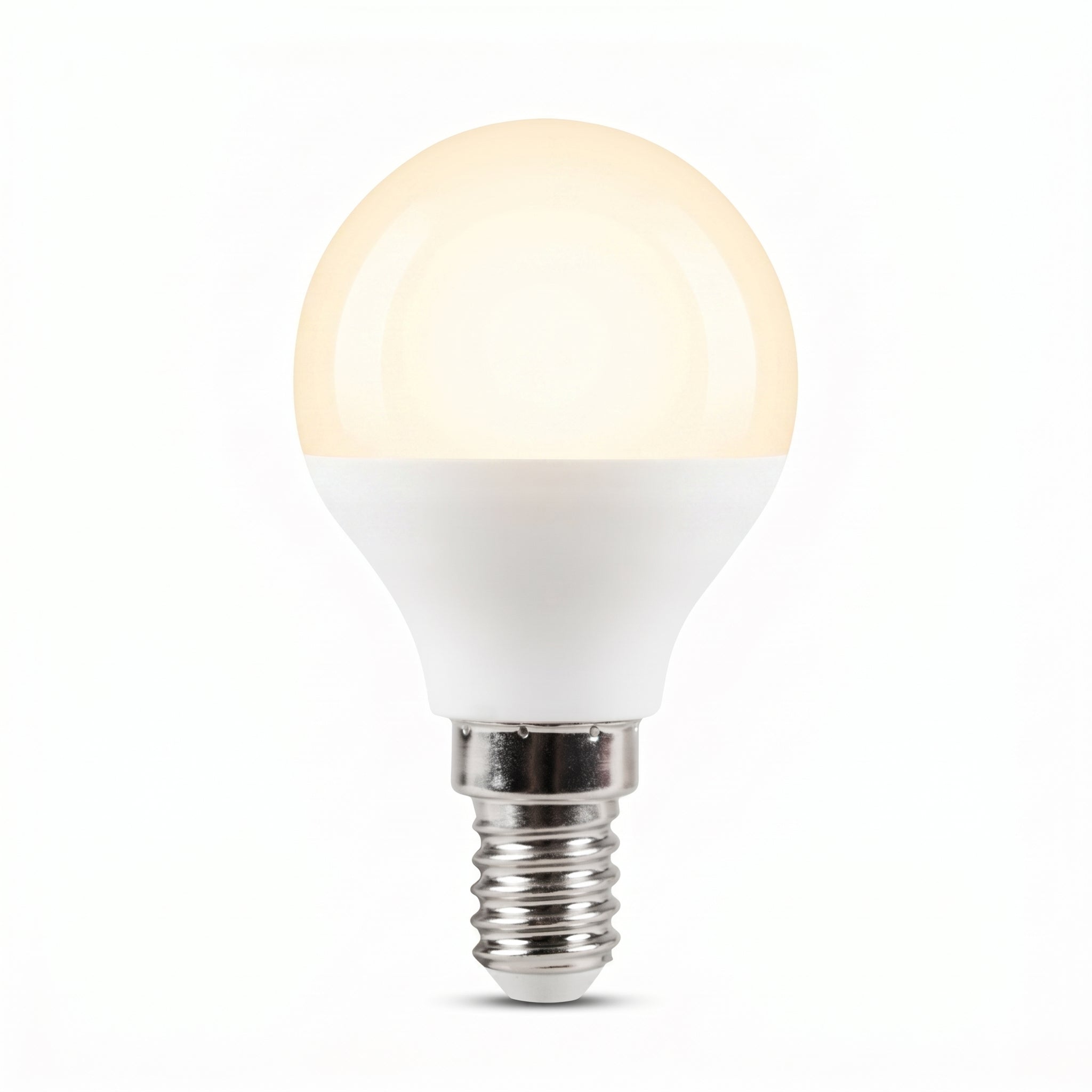 Bec LED Sferic Mat E14 Lumina Calda 5W Echivalent 25W