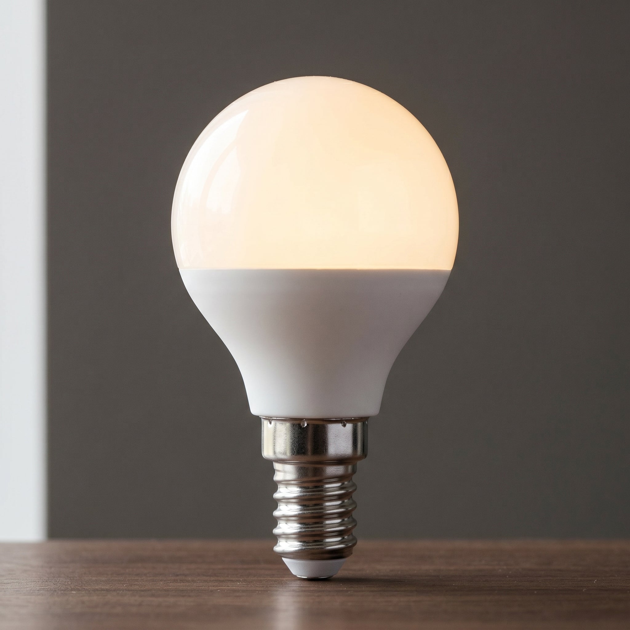Bec LED Sferic Mat E14 Lumina Calda 5W Echivalent 25W