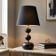 Veioza Abajur AVENTA 1xE27 Black&Gold