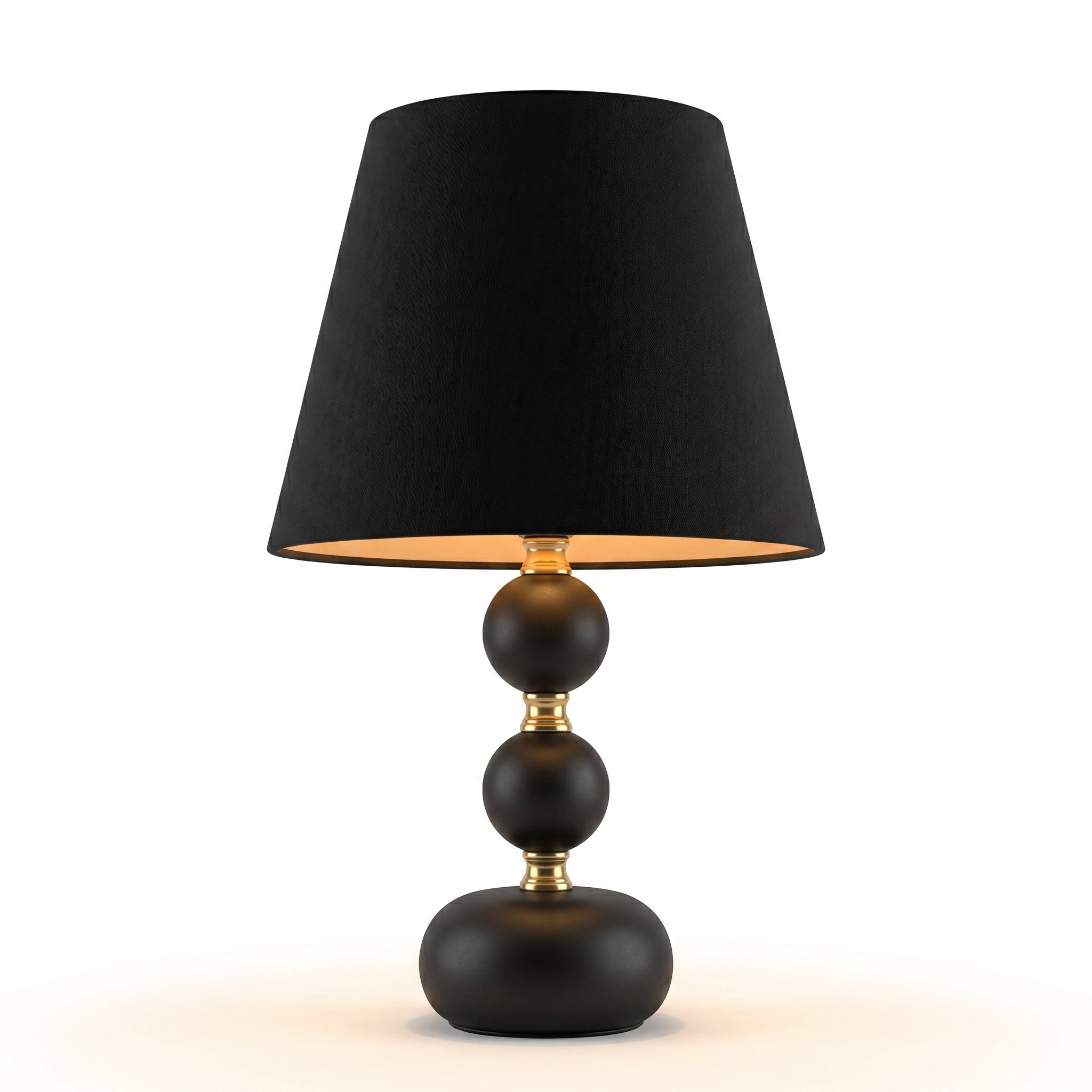 Veioza Abajur AVENTA 1xE27 Black&Gold