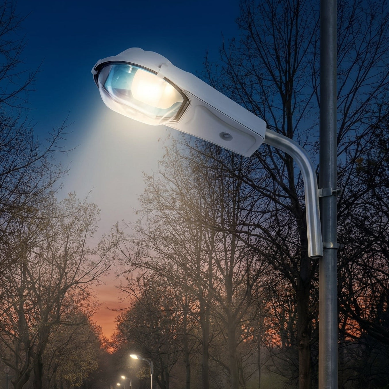 Lampa Iluminat Stradal IP65 1xE27 160W Carcasa ABS Alb