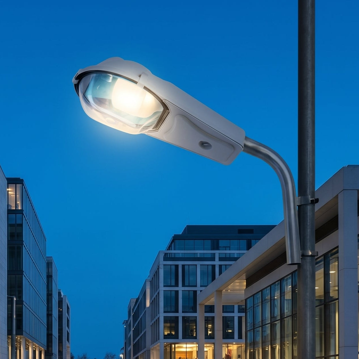 Lampa Iluminat Stradal IP65 1xE27 160W Carcasa ABS Alb