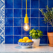 Pendul Silicone Galben Vogue E27 60W Erste