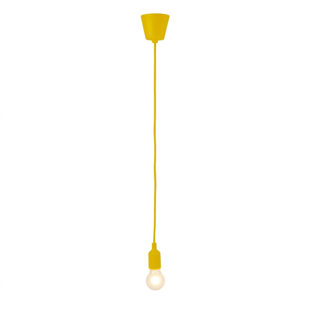 Pendul Silicone Galben Vogue E27 60W Erste