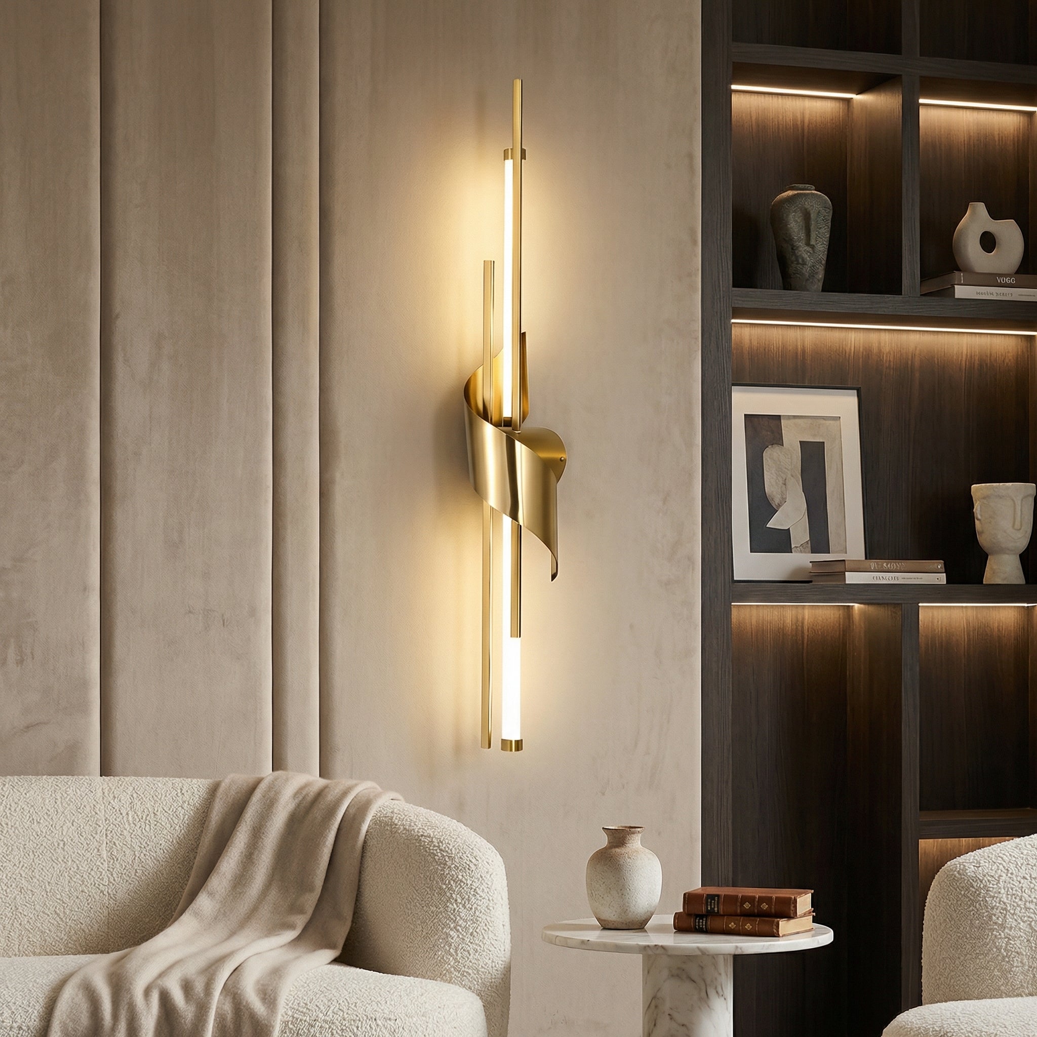 Aplica LED ATHENS 20W Gold 85CM Echivalent 100W