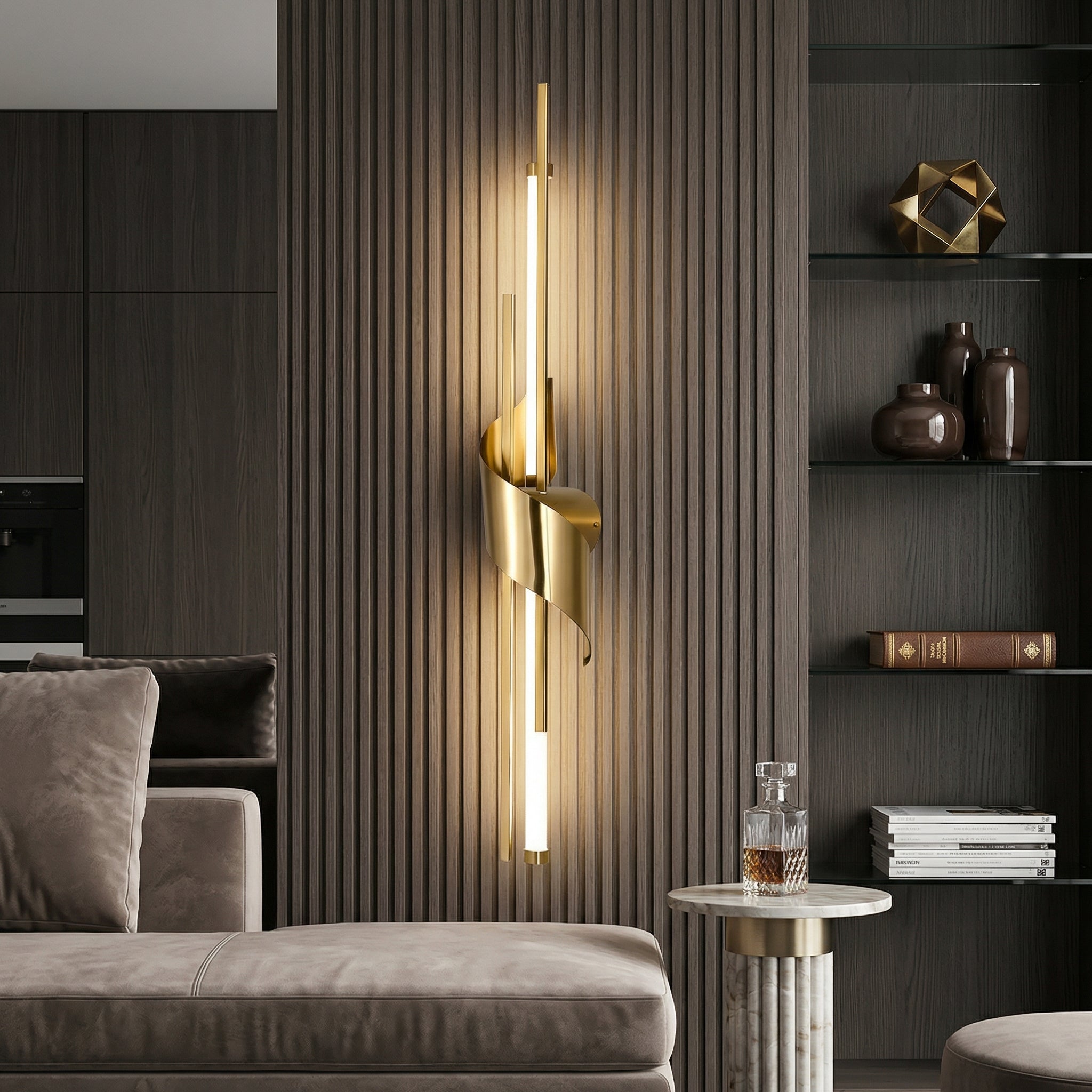 Aplica LED ATHENS 20W Gold 85CM Echivalent 100W