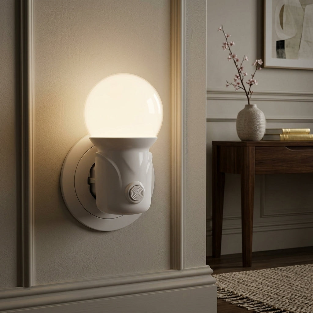 Lampa de Veghe LED BULB Alba 1W IP20