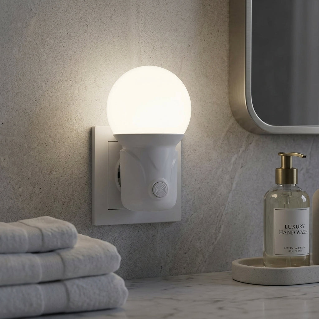 Lampa de Veghe LED BULB Alba 1W IP20