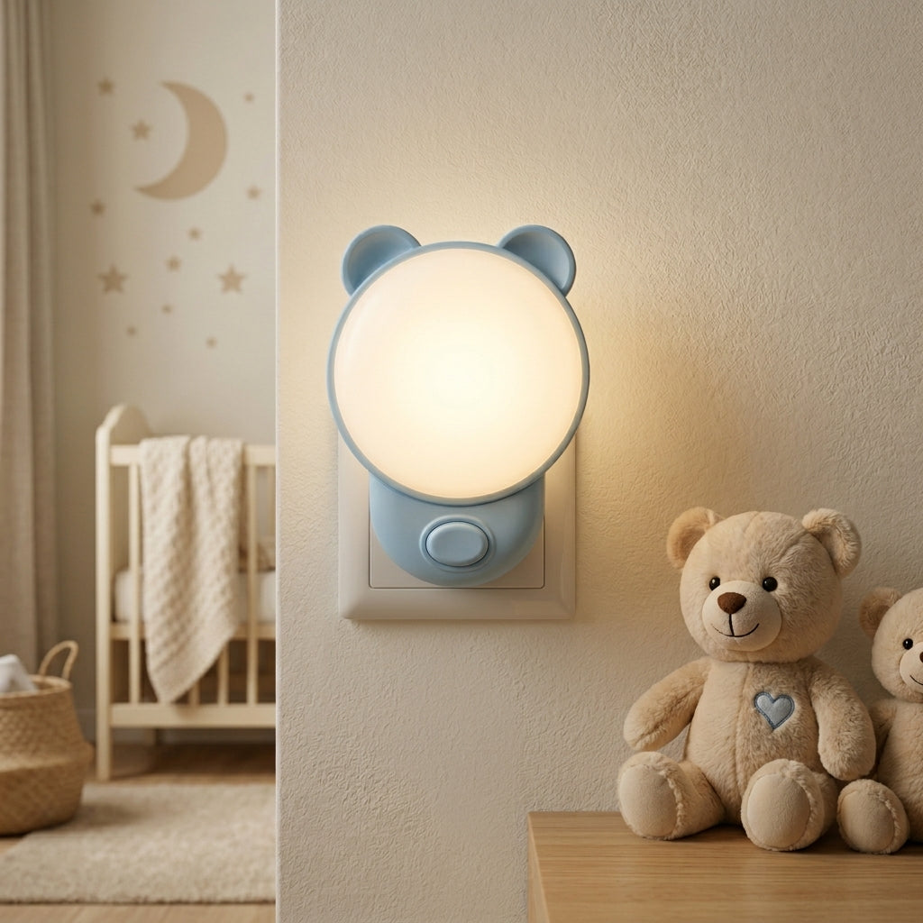 Lampa de Veghe LED Teddy Blue, 1.2W Copii