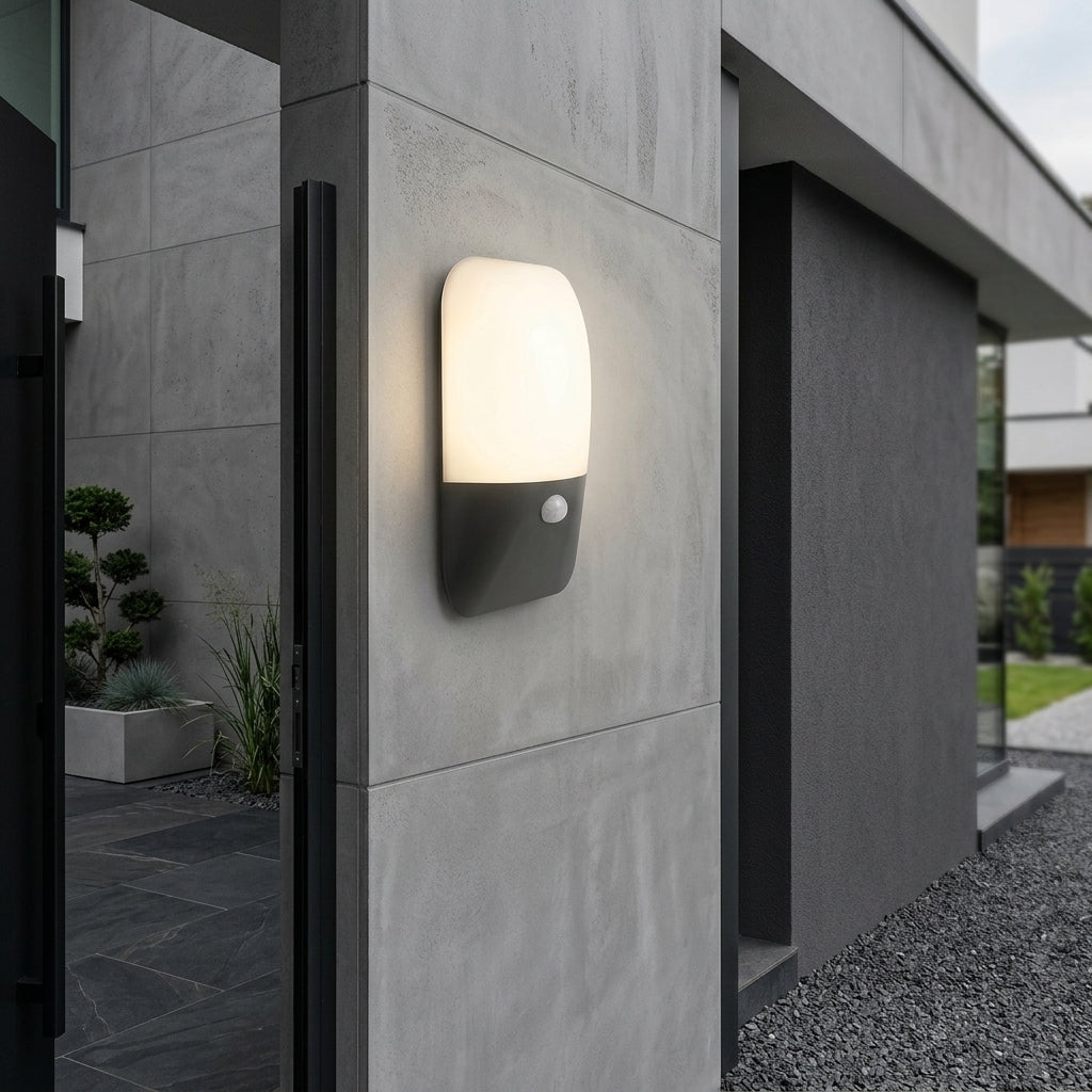 Aplica LED Exterior Senzor BELIVO 10W Neagra