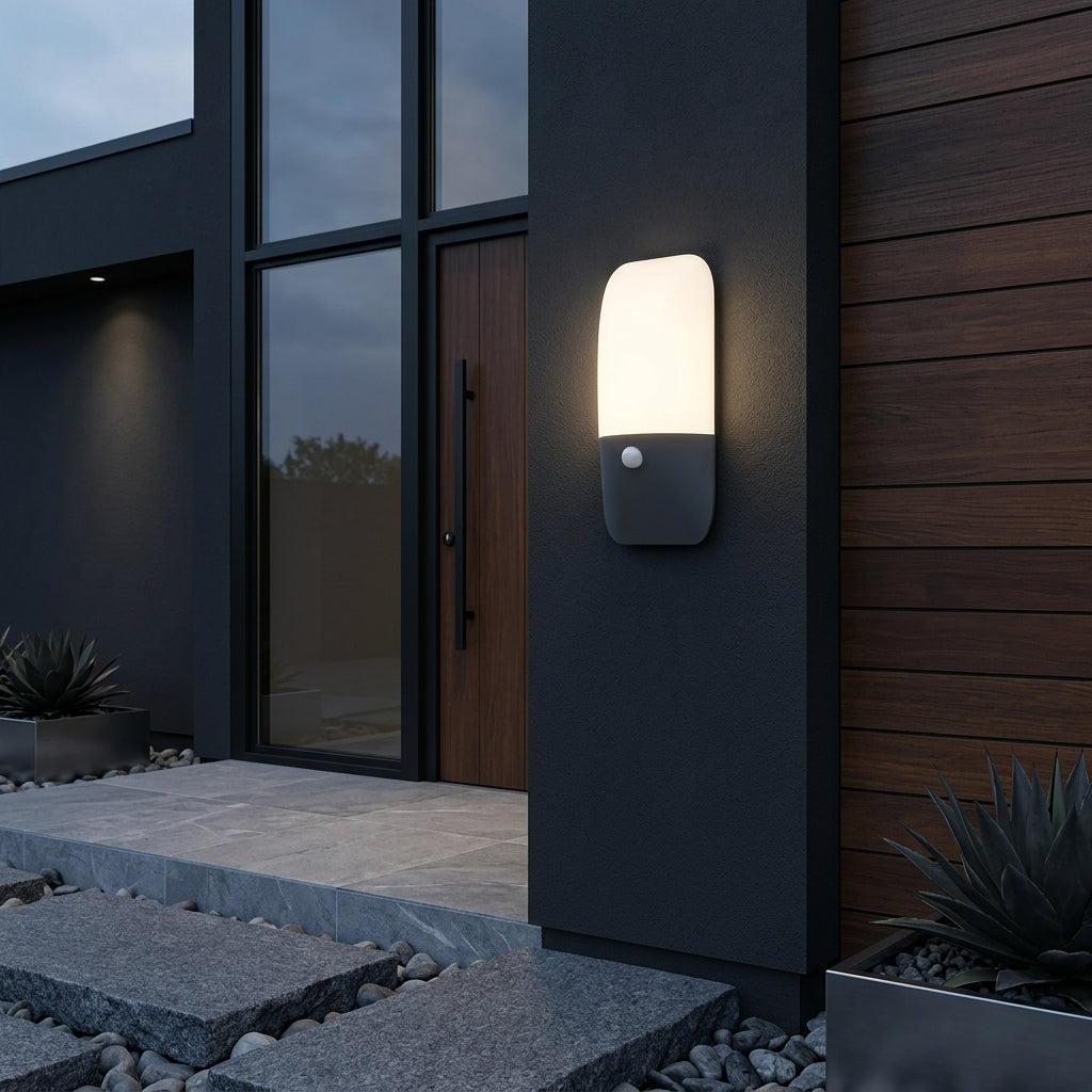 Aplica LED Exterior Senzor BELIVO 10W Neagra