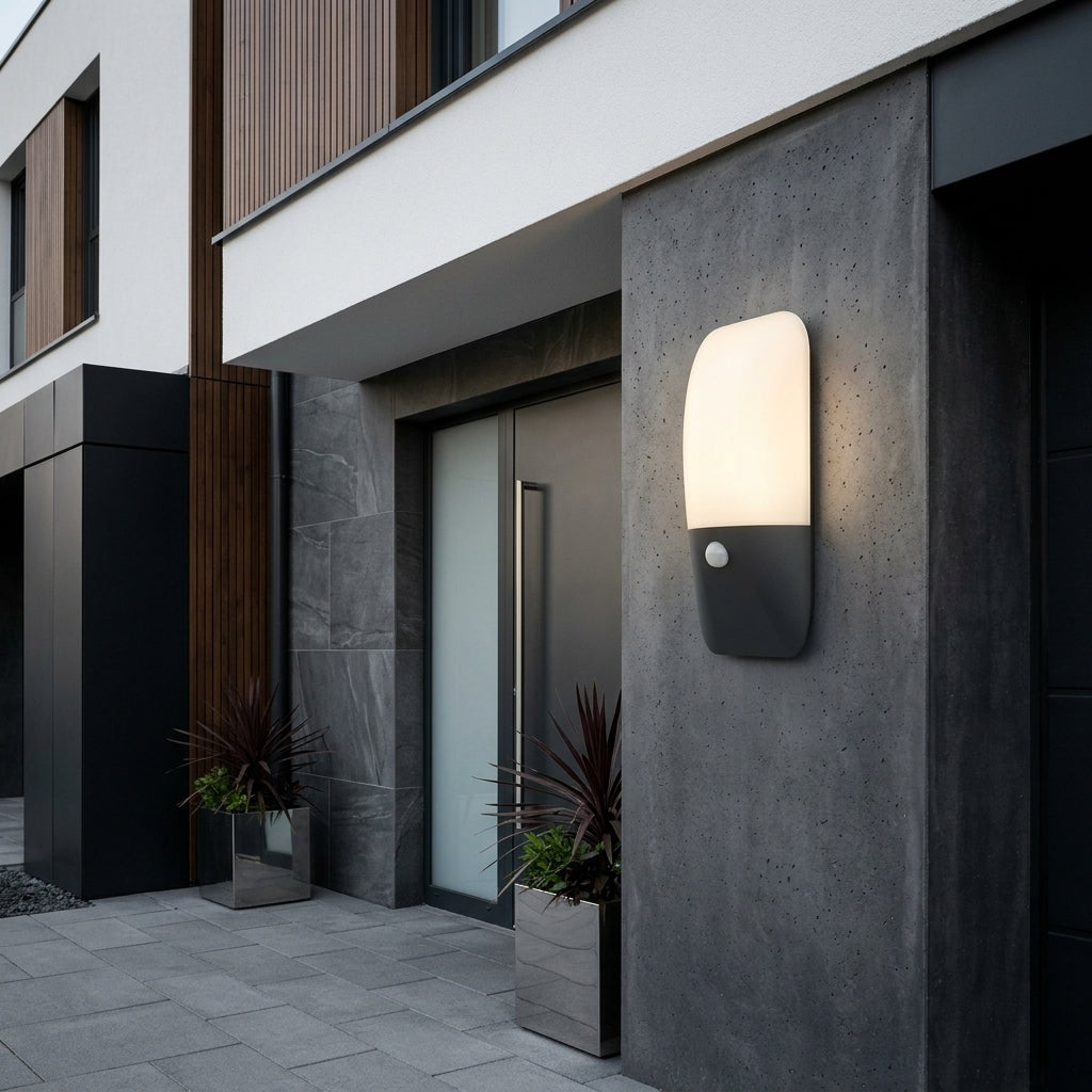Aplica LED Exterior Senzor BELIVO 10W Neagra