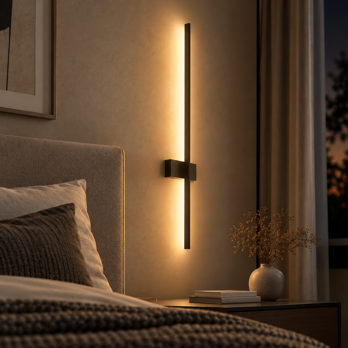 Aplica LED ARCO Black 60cm CCT Echivalent 100W Premium