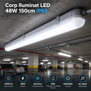 Corp Iluminat LED 48W 150cm IP65