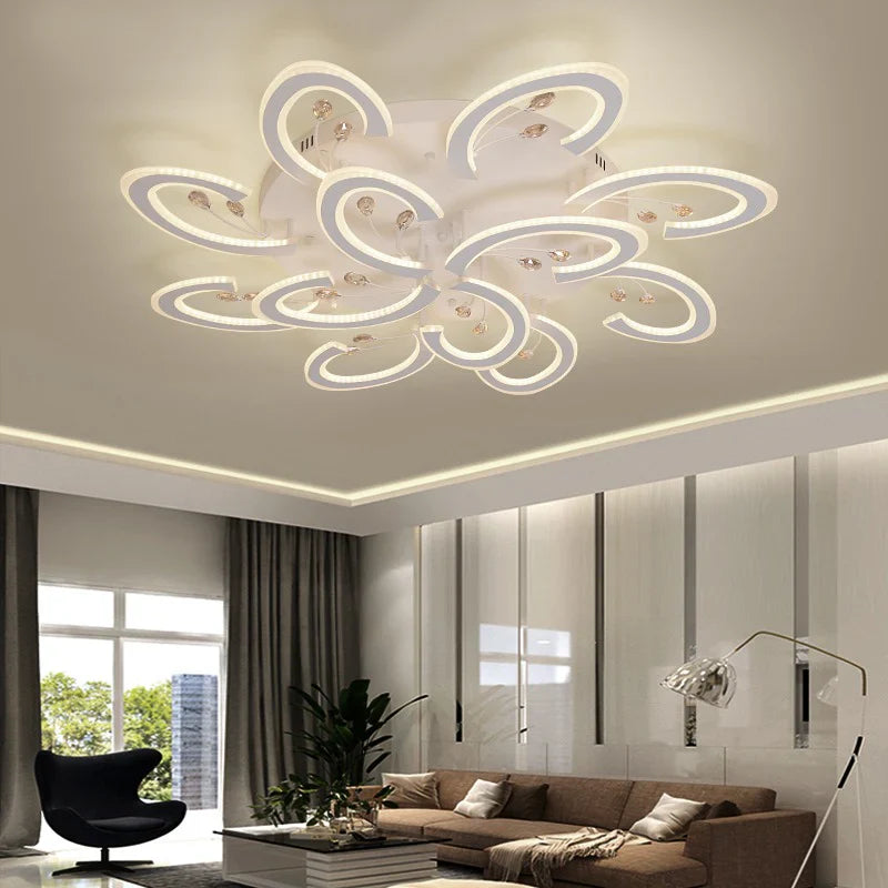 Lustra LED ANNA Grande Echivalent 1000W Telecomanda