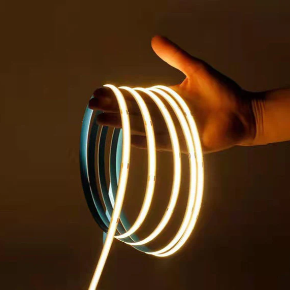 Banda LED 24V CCT COB 10 metri cu 3 Tipuri de Lumina