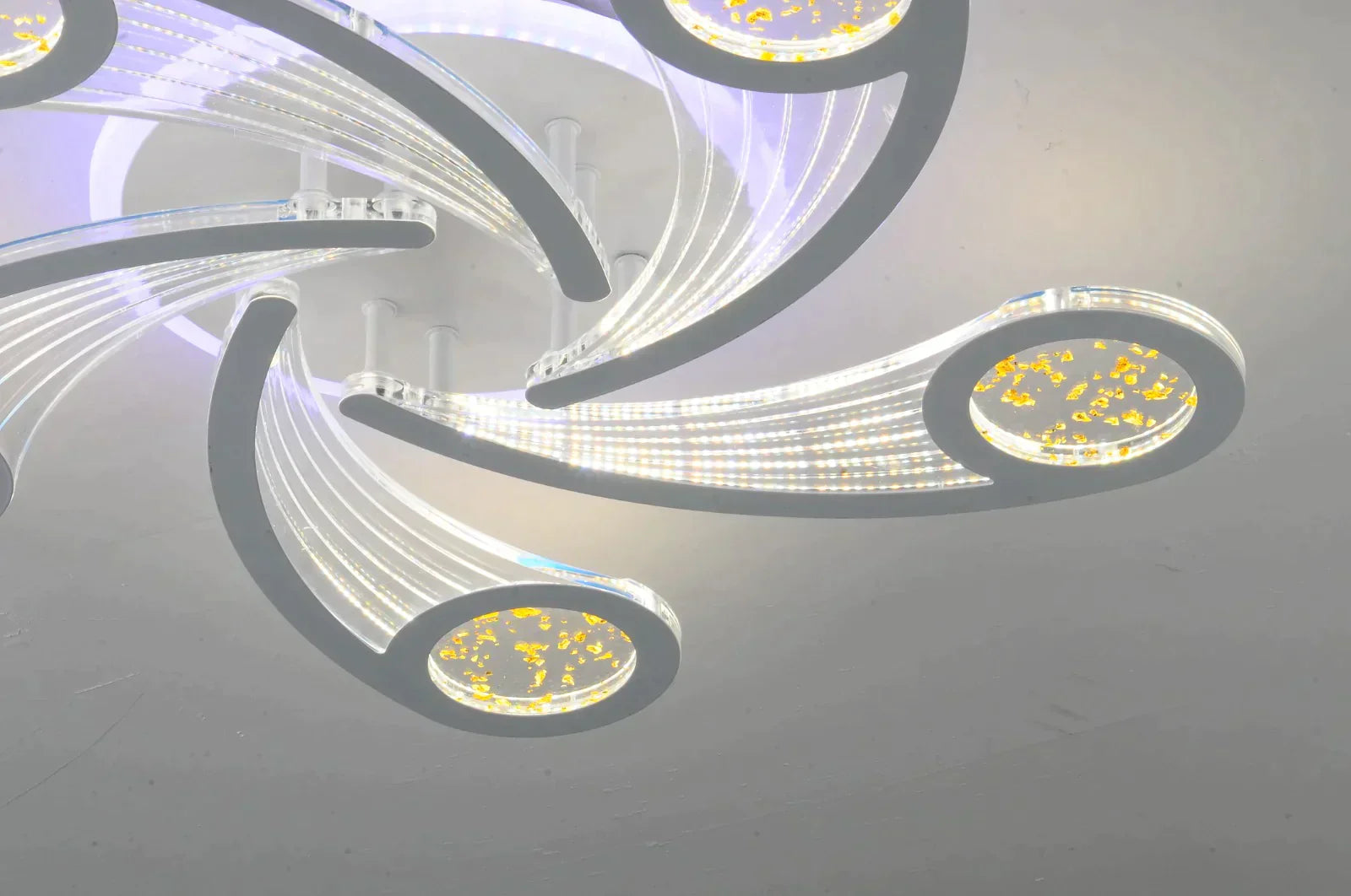 Lustra LED 138W SPARK RGB Telecomanda