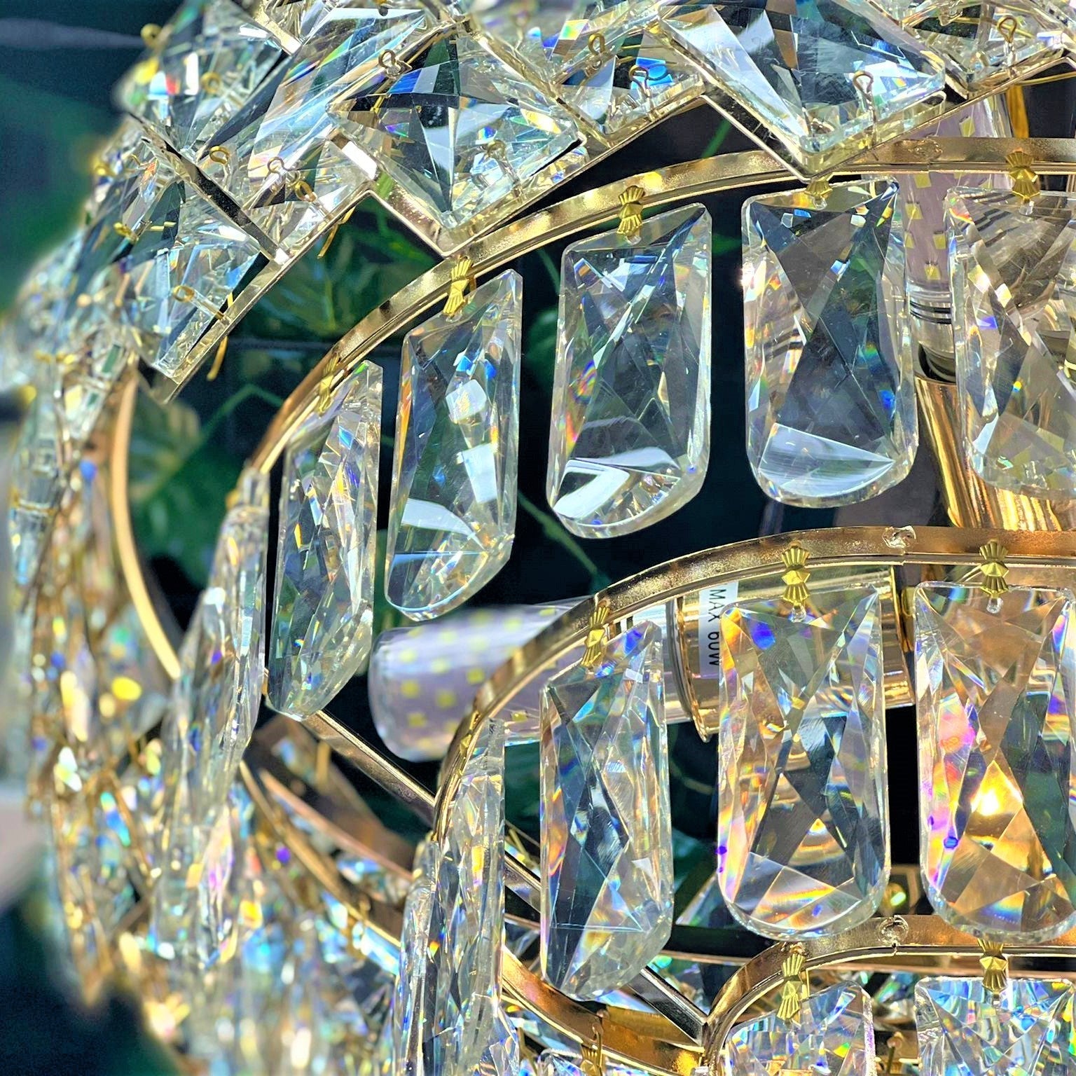 Candelabru Cristal MALLI Gold ⌀80CM