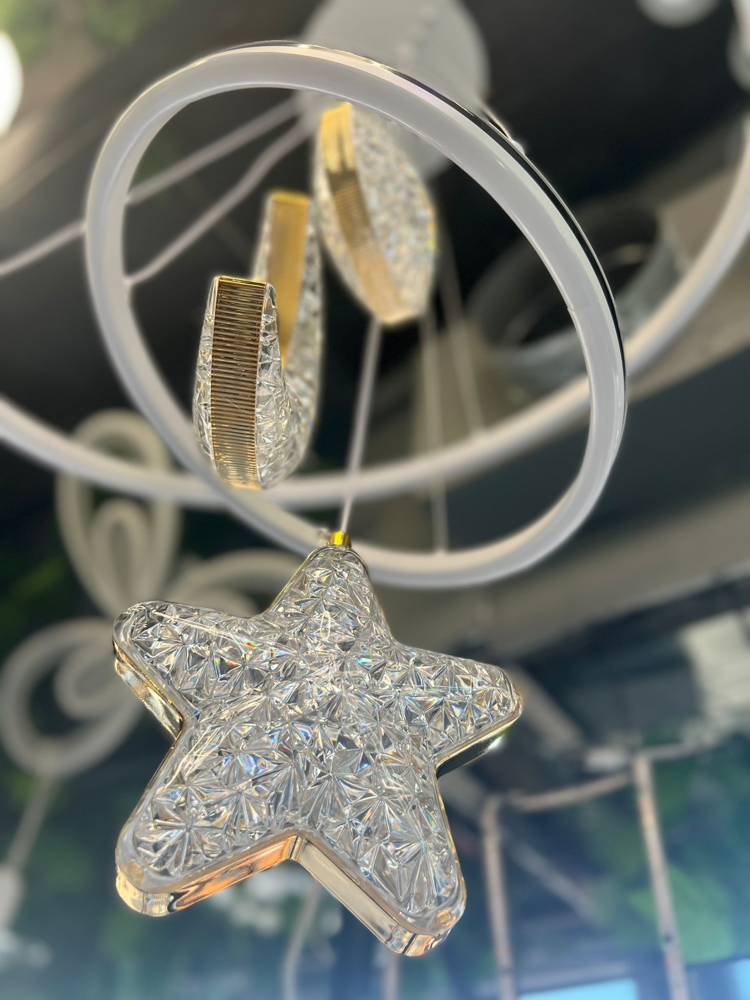 Lustra LED KIDS-WORLD RGB Echivalent 500W Telecomanda