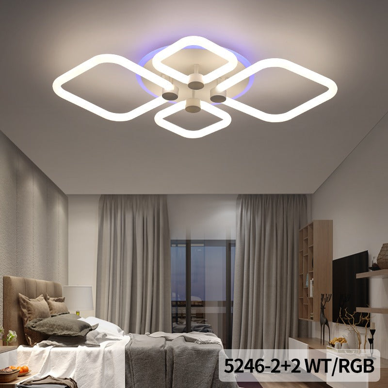 Lustra LED 140W DIAMOND 2+2 RGB SMART Telecomanda