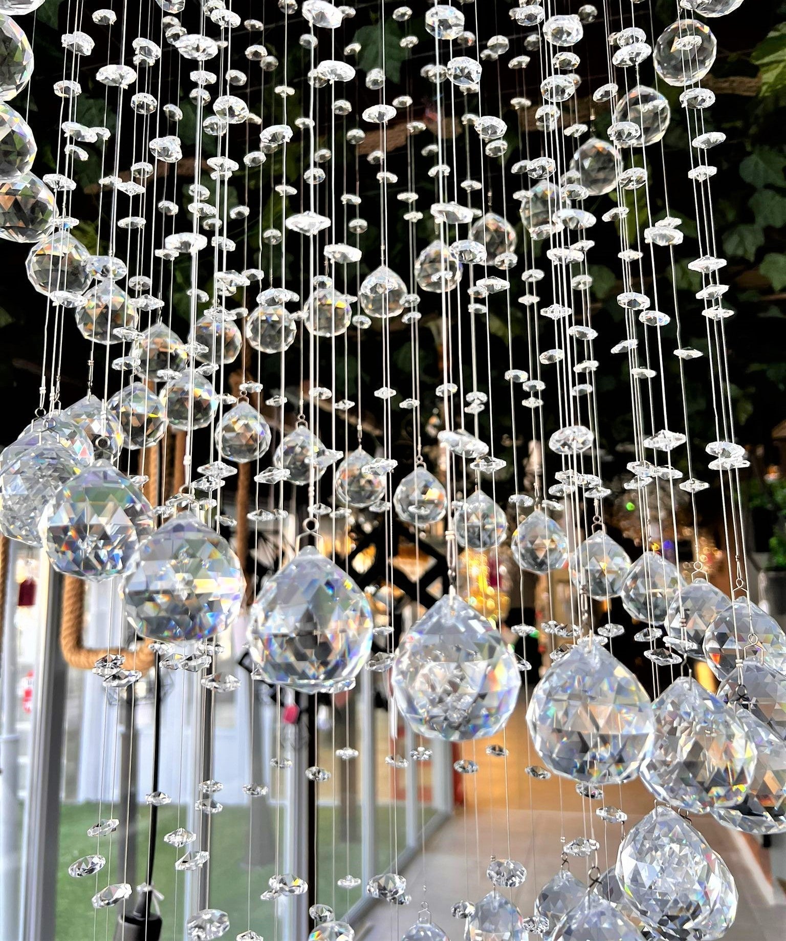 Candelabru Cristal LUXURY VORTEX 120cm