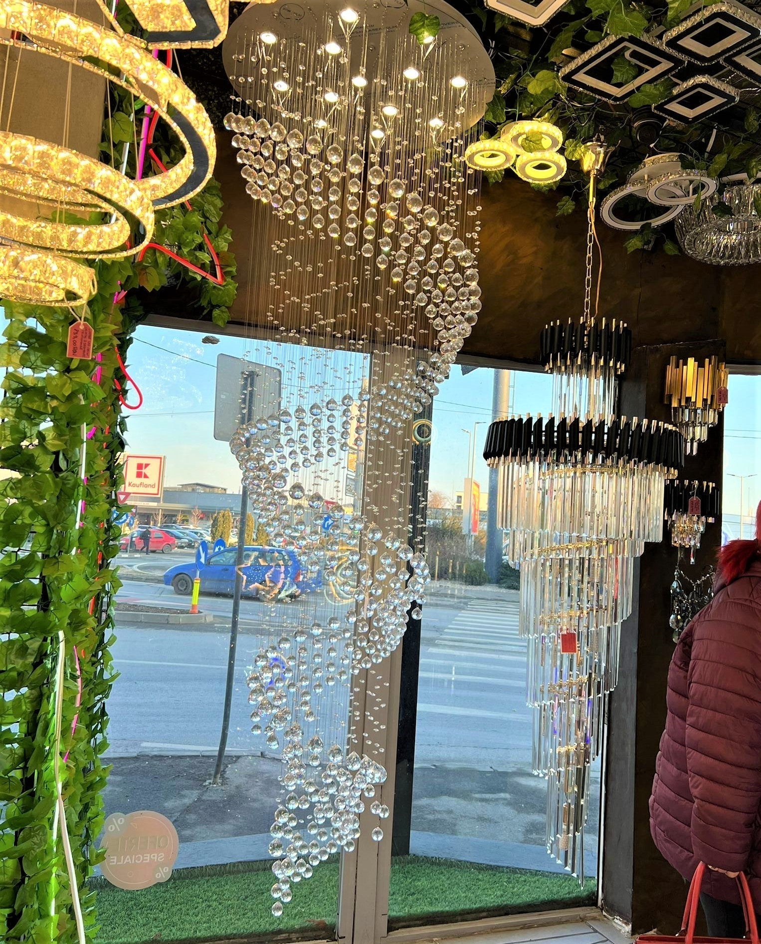 Candelabru Cristal LUXURY VORTEX 240cm