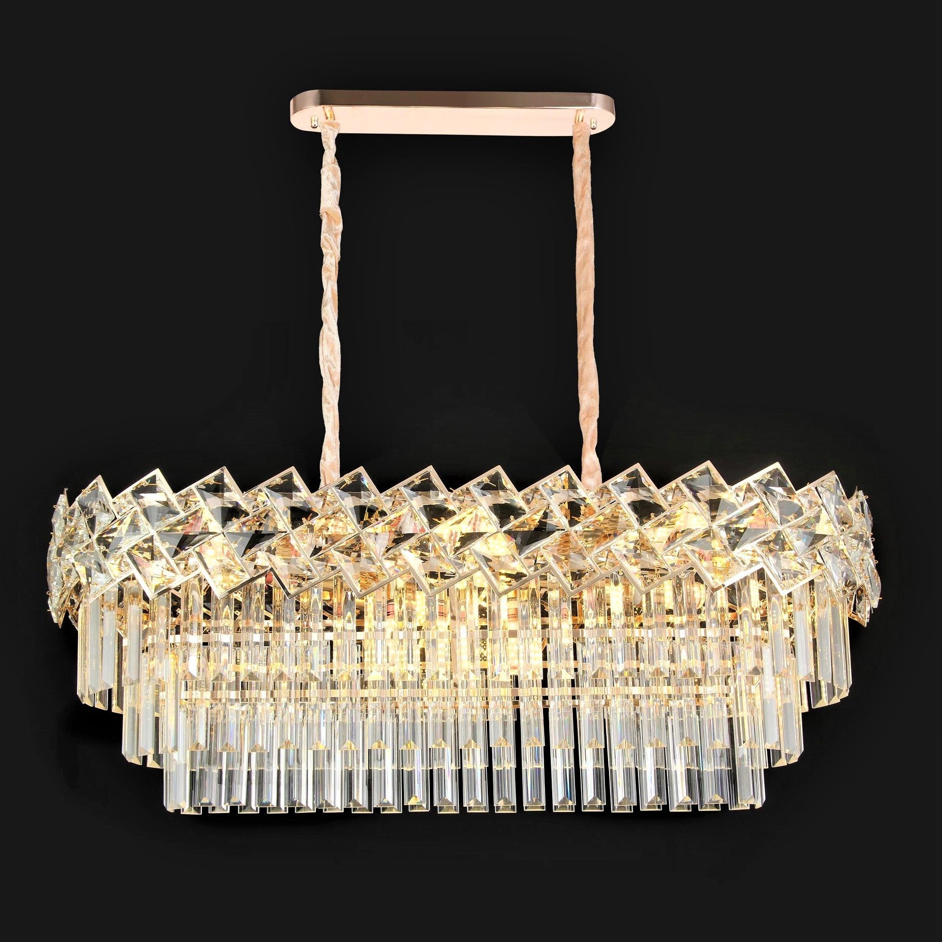 Candelabru Cristal MALLI 750x350mm