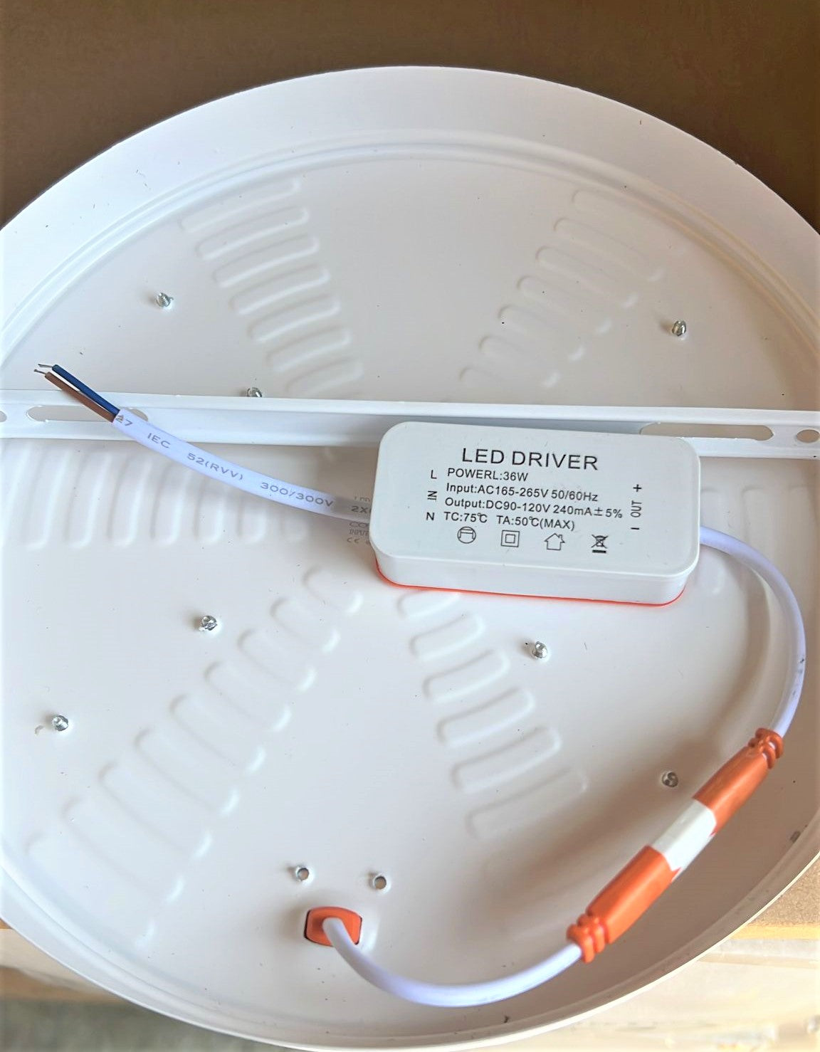 Plafoniera LED 36W FRAMELESS Rotunda Echivalent 300W