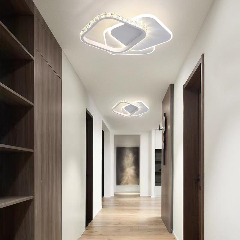 Lustra LED 31W SQUARES CRISTAL Echivalent 200W