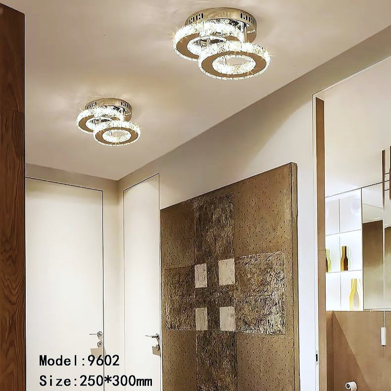 Lustra LED 48W CRISTAL ARES Echivalent 200W