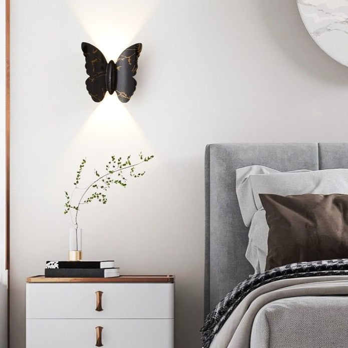 Aplica LED 6W Exterior BUTTERFLY Black C207BK