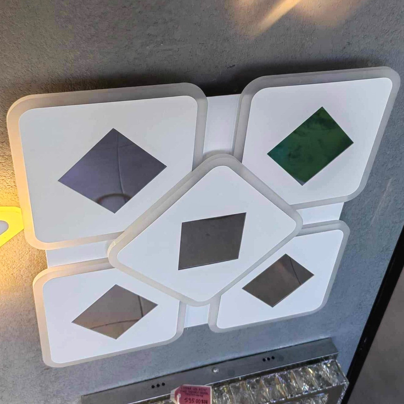 Lustra LED 182W VENICE MIRROR 3D RGB Echivalent 600W