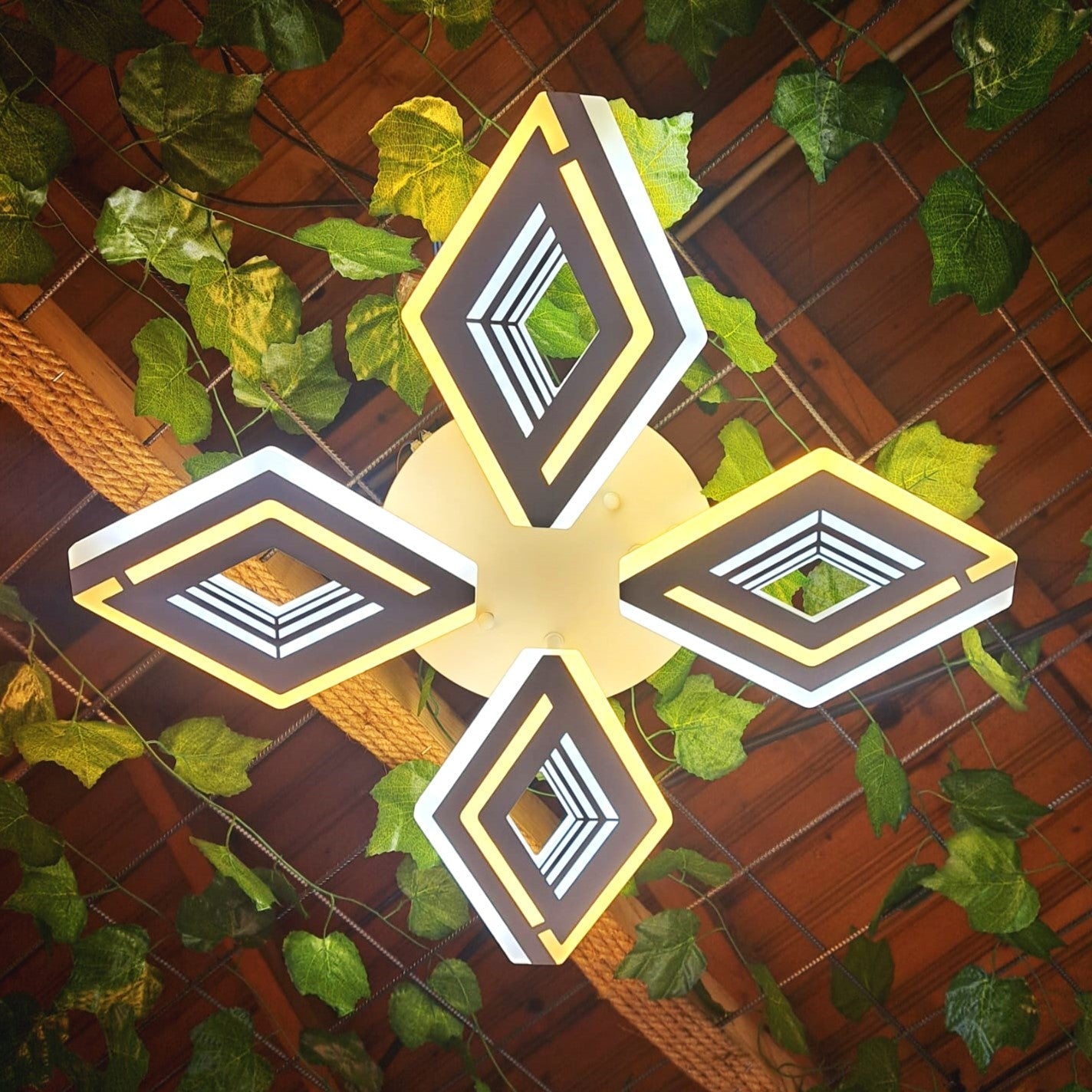 Lustra LED 128W LEAO Telecomanda Echivalent 400W