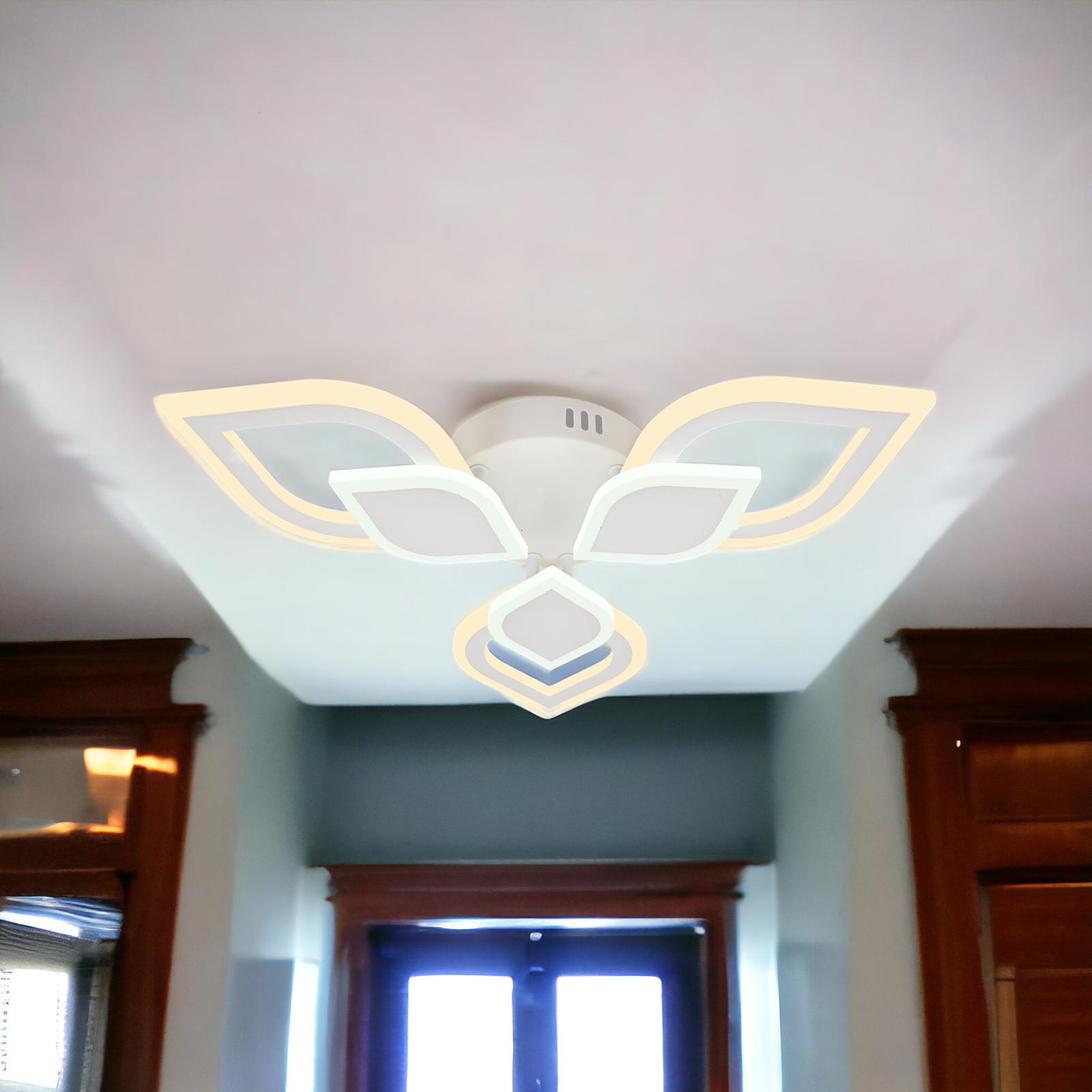 Lustra LED Mini Frunza Echivalent 300W Telecomanda