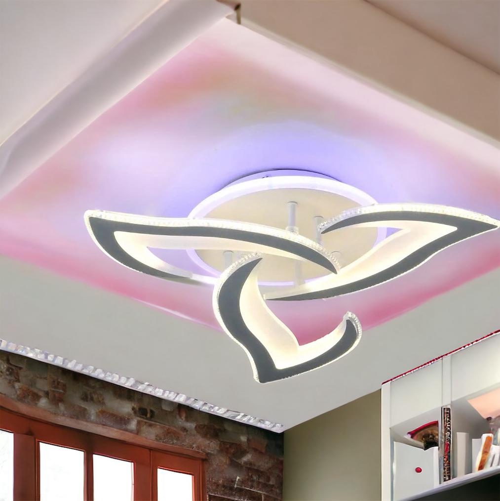 Lustra LED Mini Camelia RGB Echivalent 400W Telecomanda