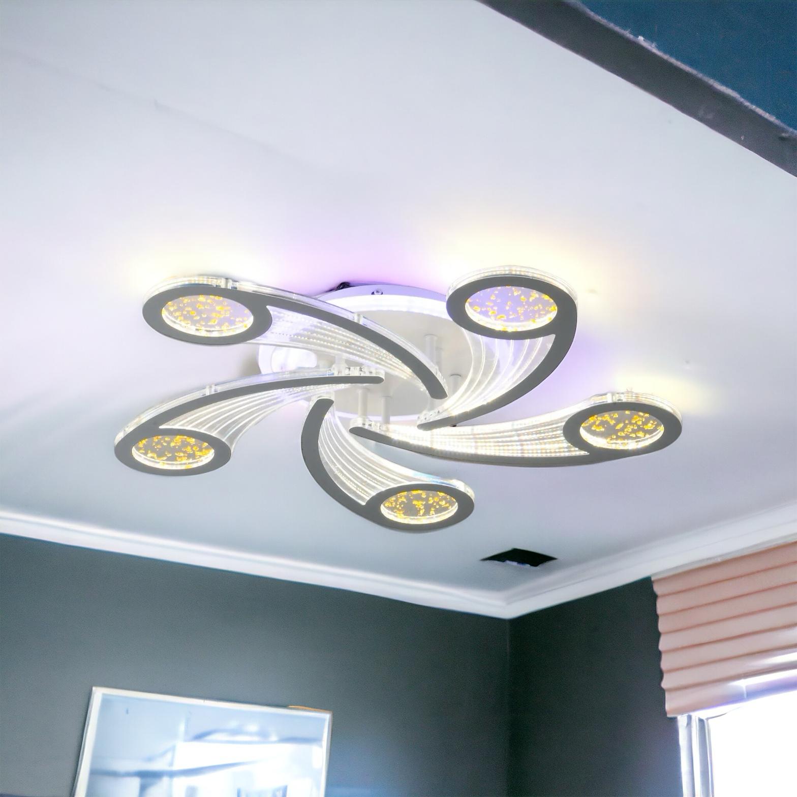 Lustra LED 138W SPARK RGB Telecomanda