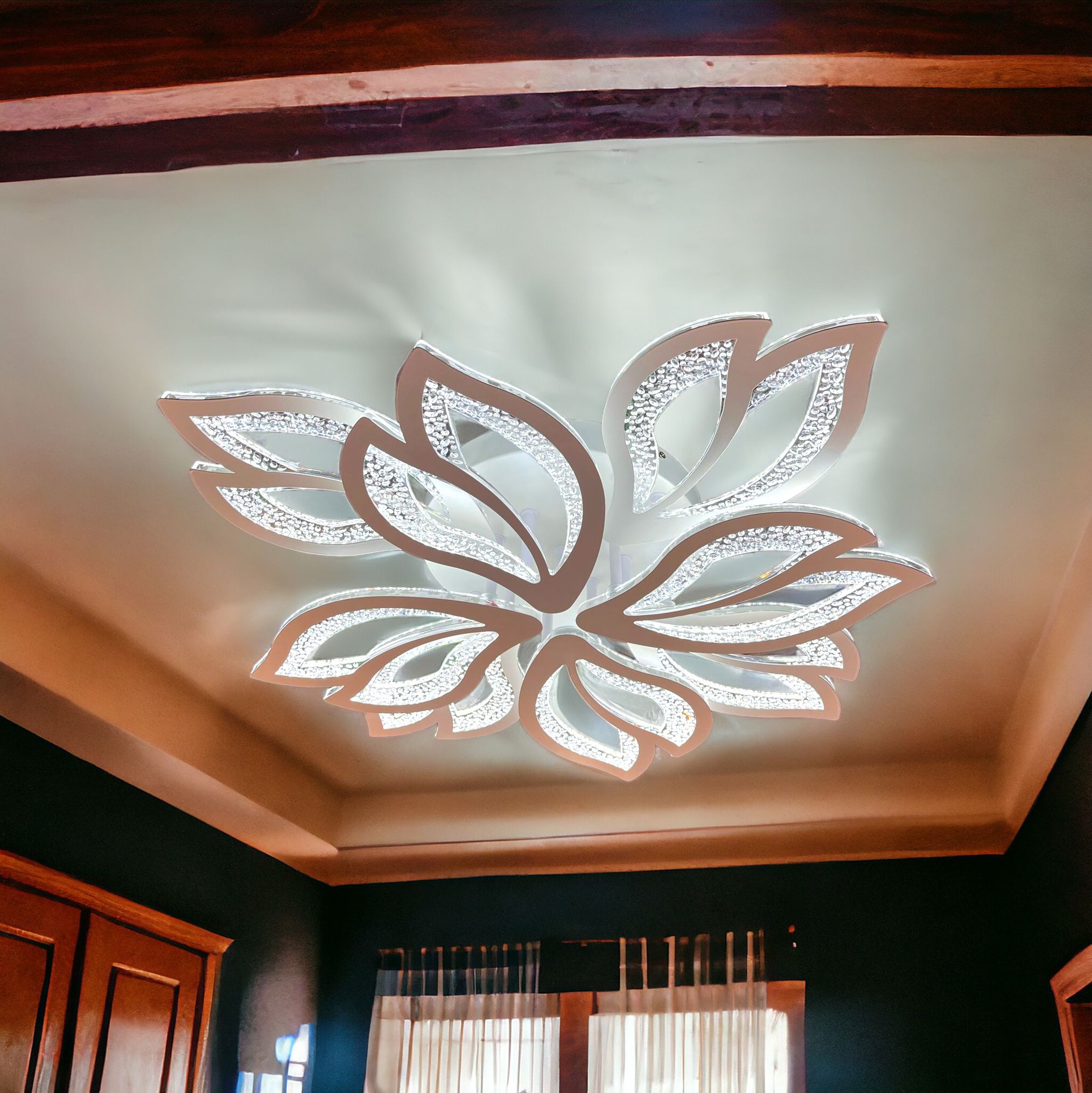 Lustra LED Anemone Grande Bubbles Echivalent 800W Telecomanda