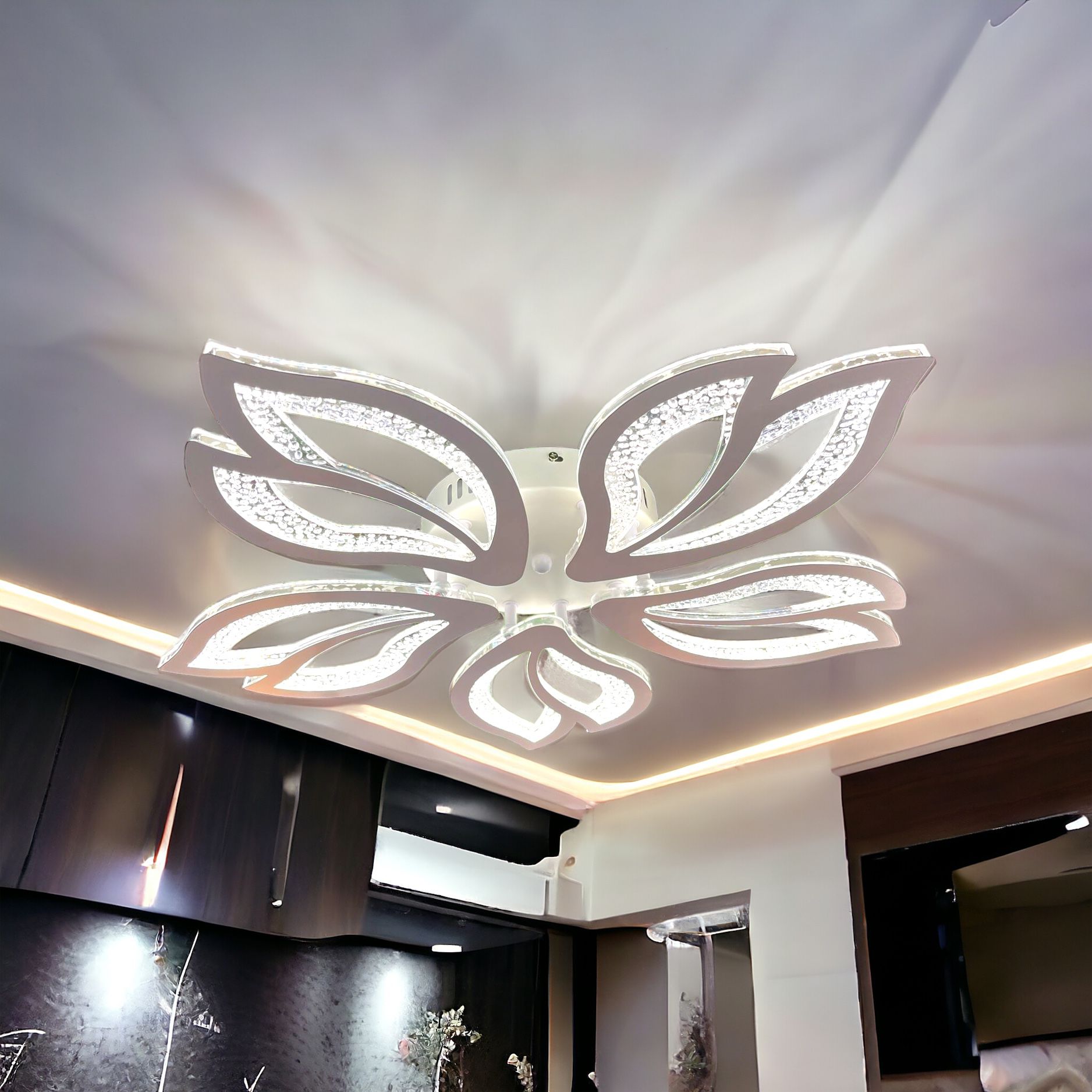 Lustra LED Anemone Bubbles Echivalent 500W Telecomanda