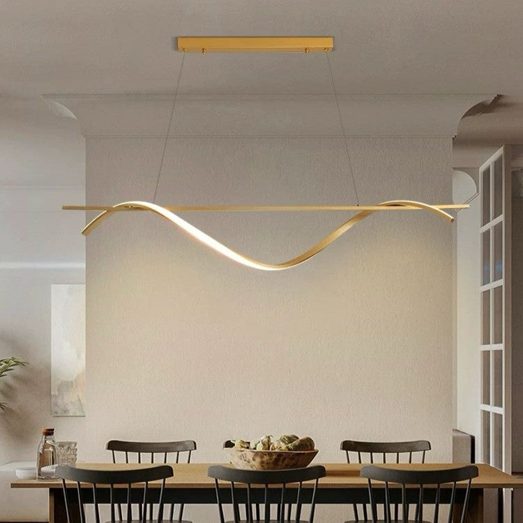 Lustra LED 30W Suspendata Gold Sails Echivalent 200W