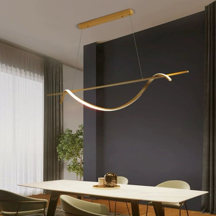 Lustra LED 30W Suspendata Gold Sails Echivalent 200W