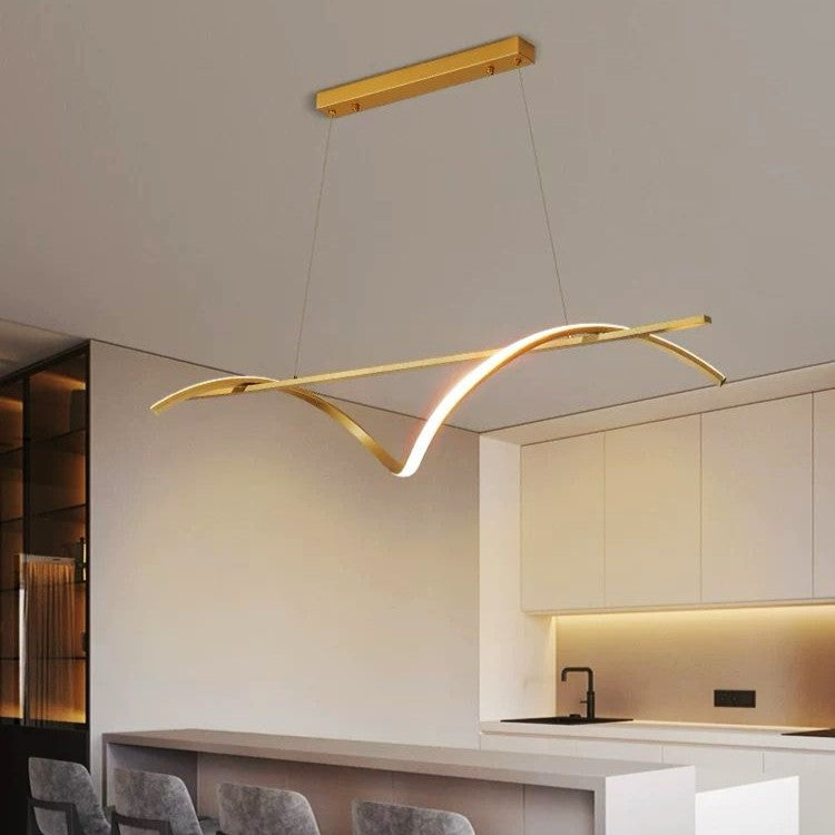 Lustra LED 30W Suspendata Gold Sails Echivalent 200W